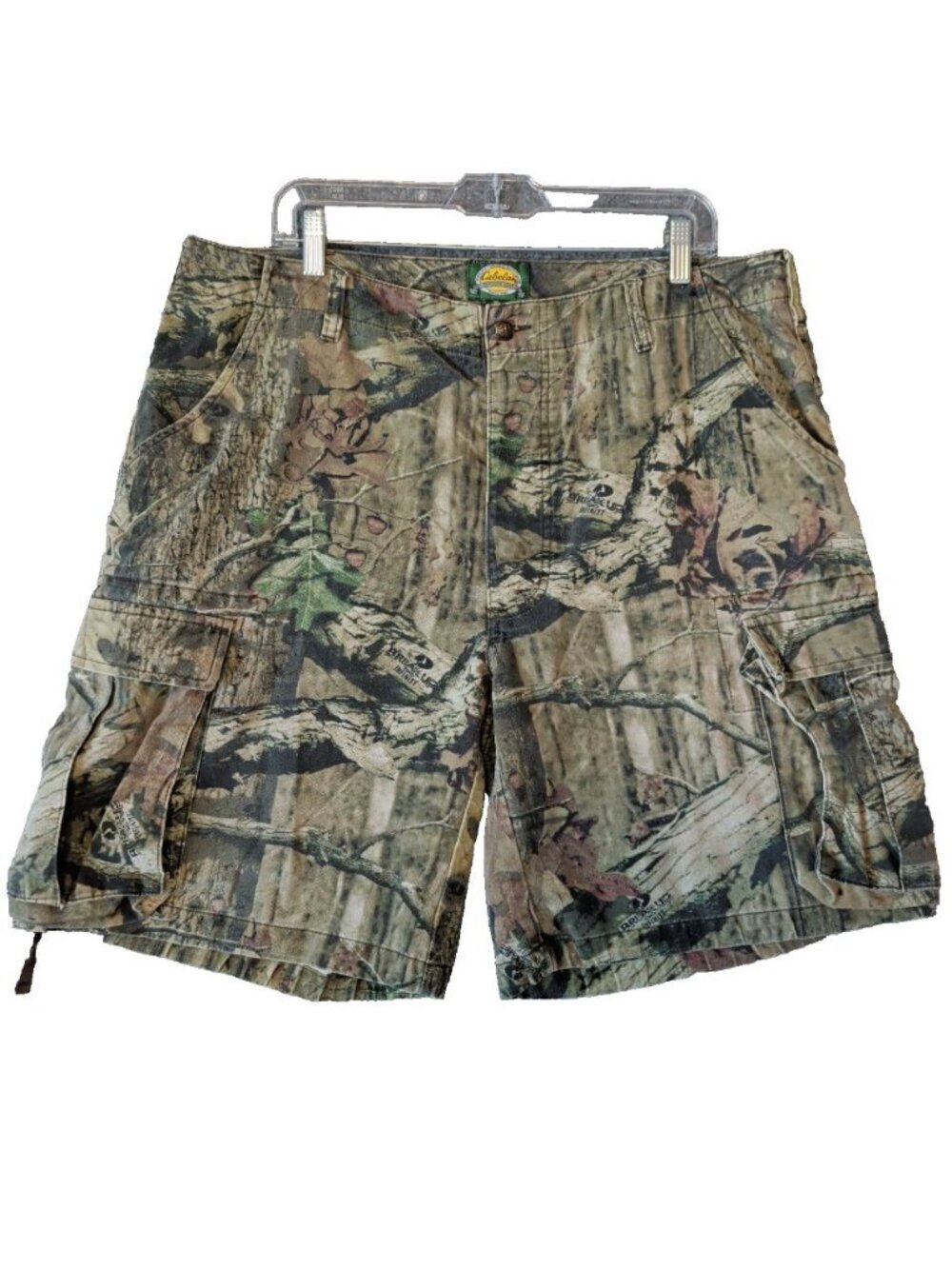 Mens Cabela's Shorts Mossy Oak Break Up Infinity Camo Cargos W38 Grunge Gorpcore